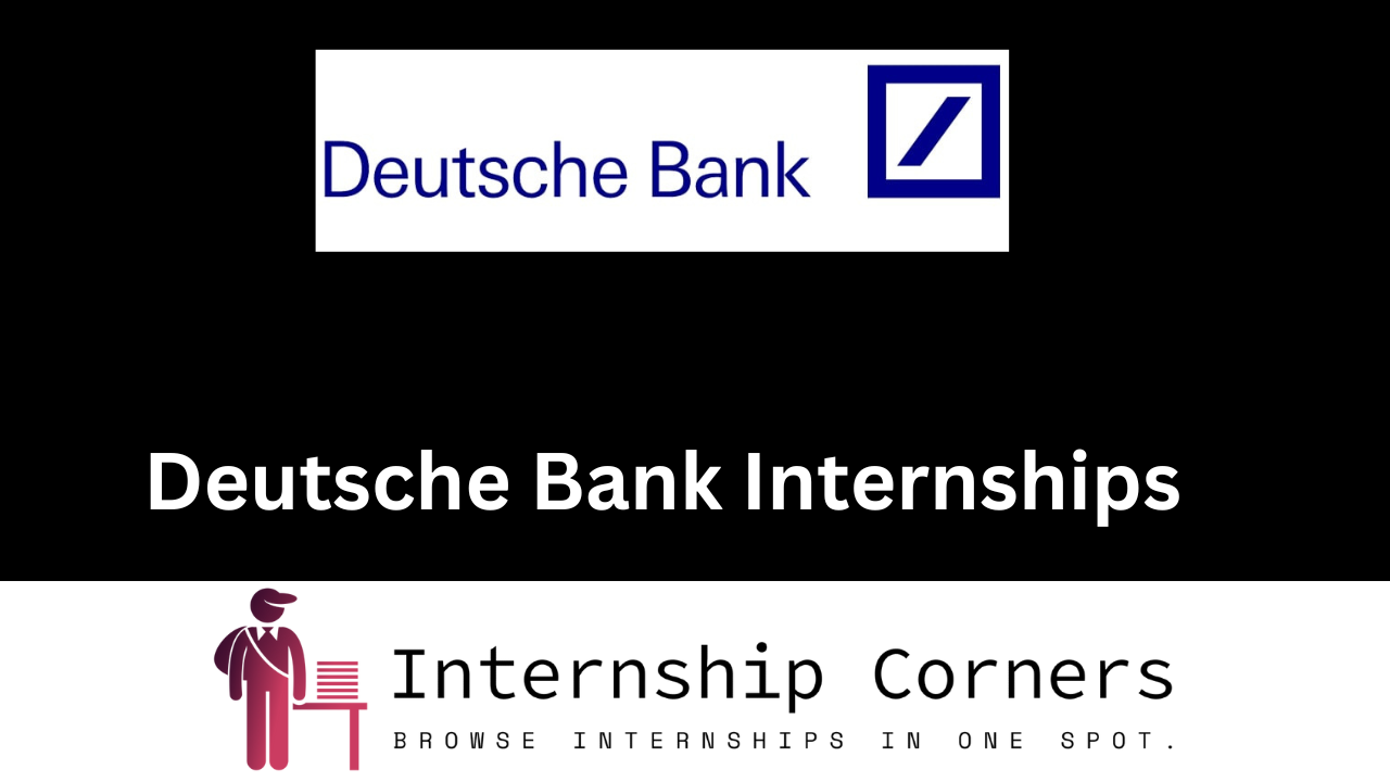 Deutsche Bank Internship